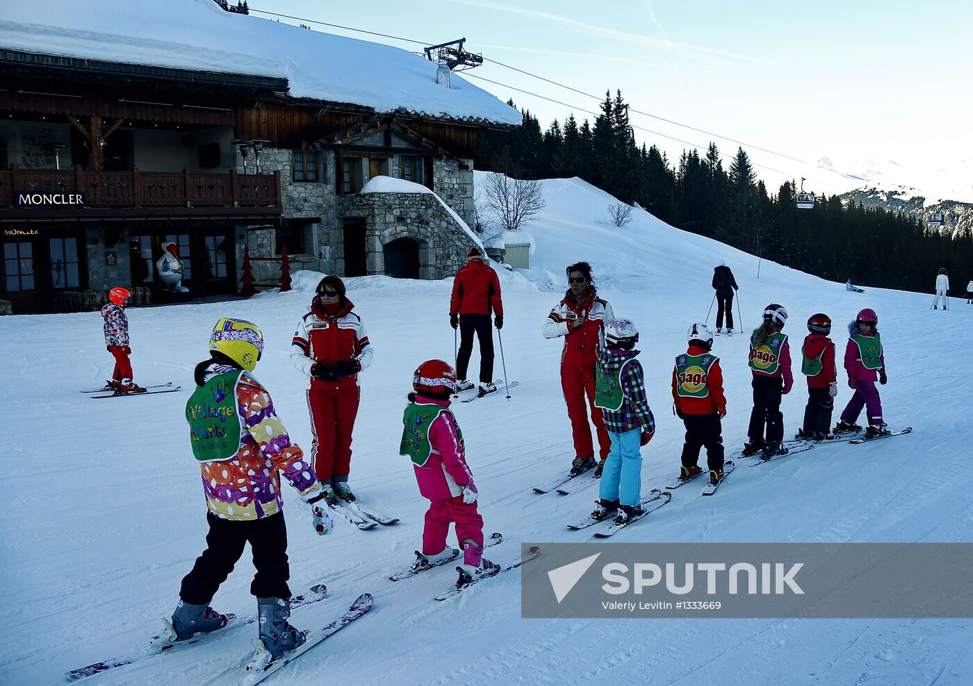 Winter holiday in Courchevel, France