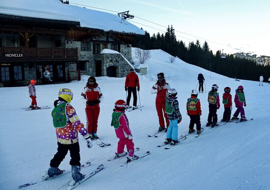 Winter holiday in Courchevel, France