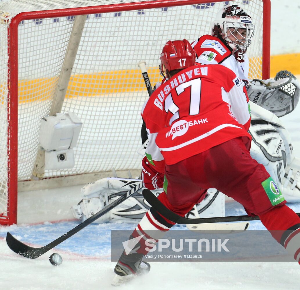 Kontinental Hockey League. Spartak vs. Donbass
