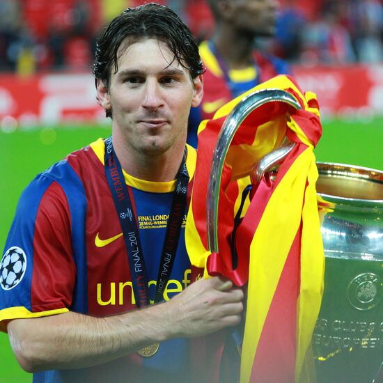 Midfielder of FC Barcelona Lionel Messi