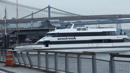 Commuter ferry crashes into pier in New York