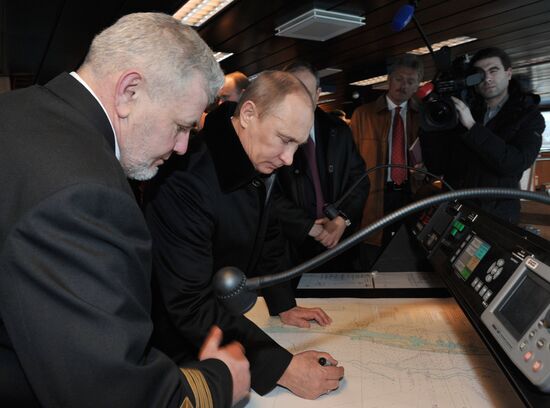 Vladimir Putin attends Vitus Bering name-giving ceremony