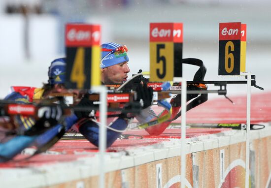 Biathlon 5th stage of World Cup. Men's Relay.