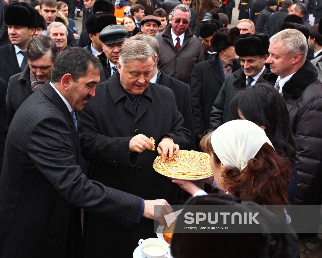 Corporate express train "Ingushetia" takes first run