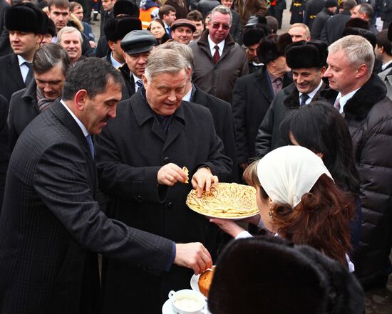 Corporate express train "Ingushetia" takes first run