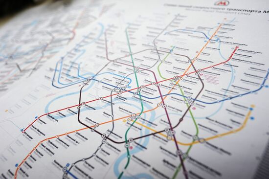 Moscow Metro map