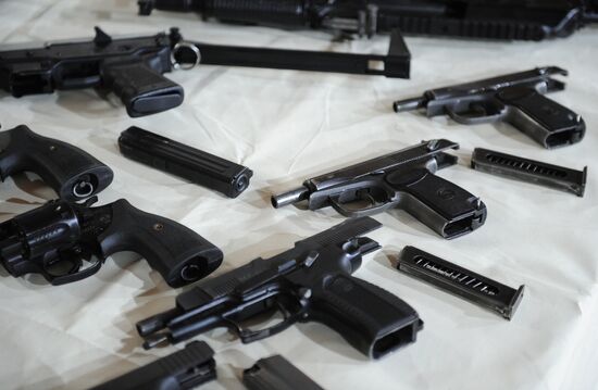 Pistol shooting competition among deputies