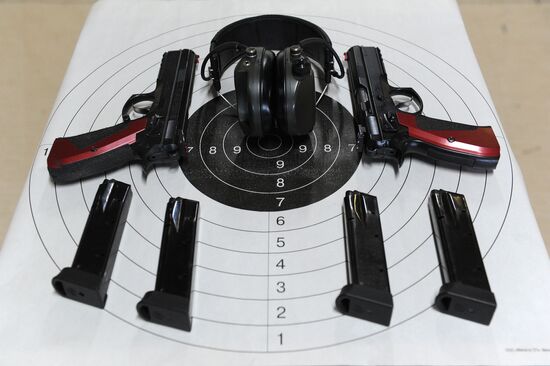 Pistol shooting competition among deputies