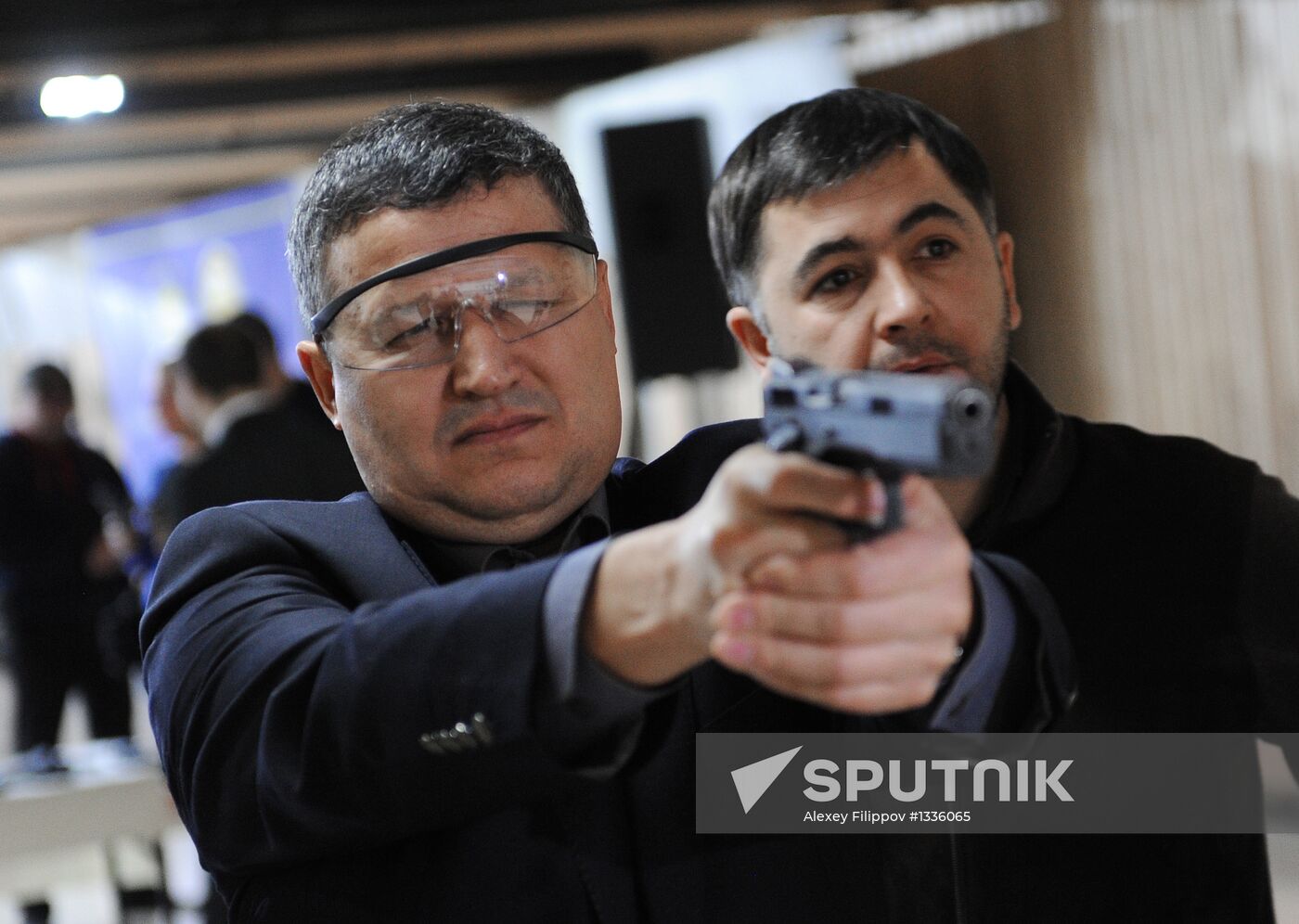 Pistol shooting competition among State Duma deputies
