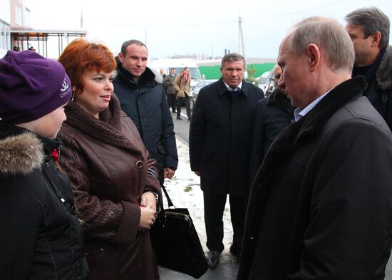 Vladimir Putin's working trip to Krymsk