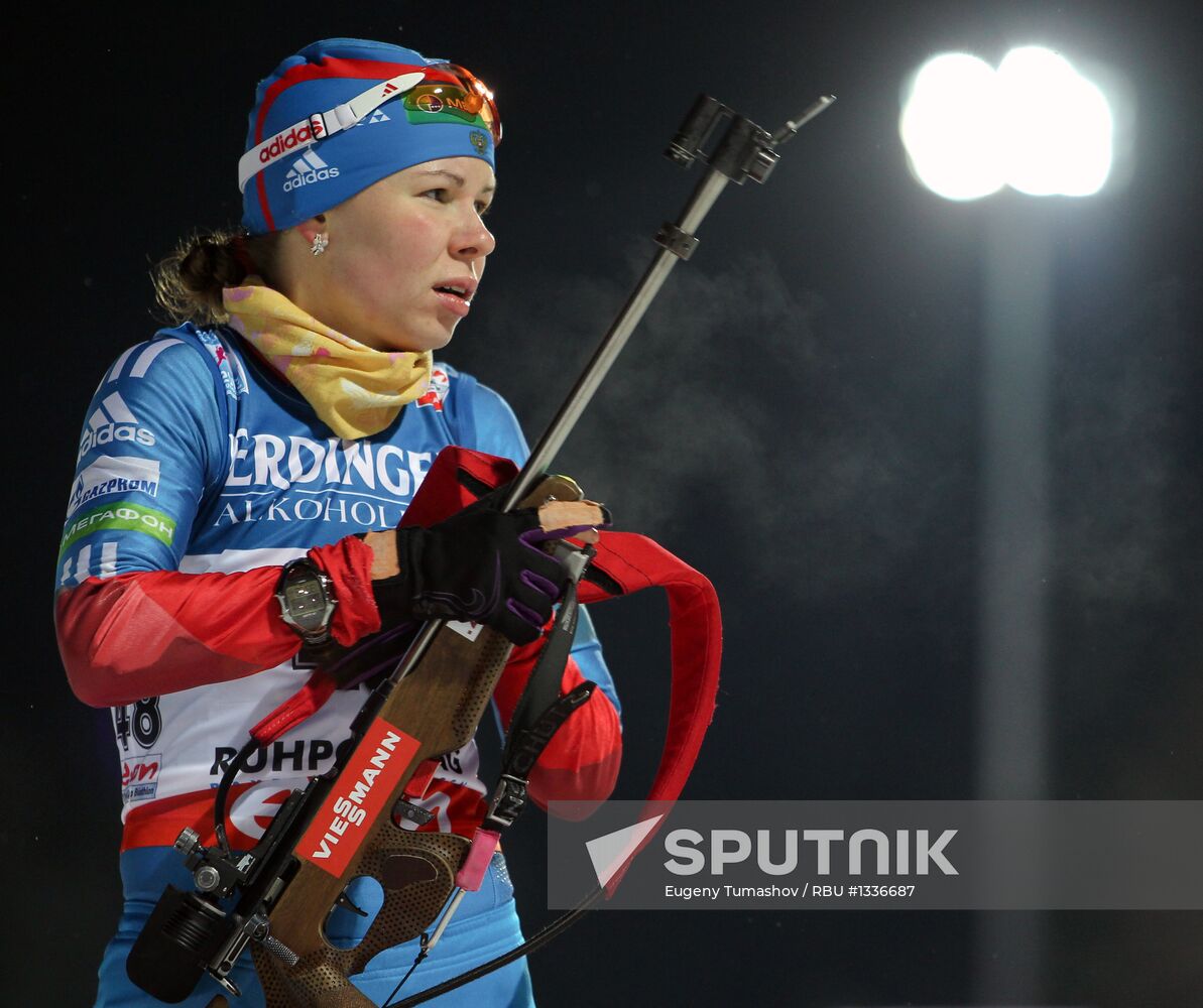 IBU World Cup 5 Biathlon. Women's sprint