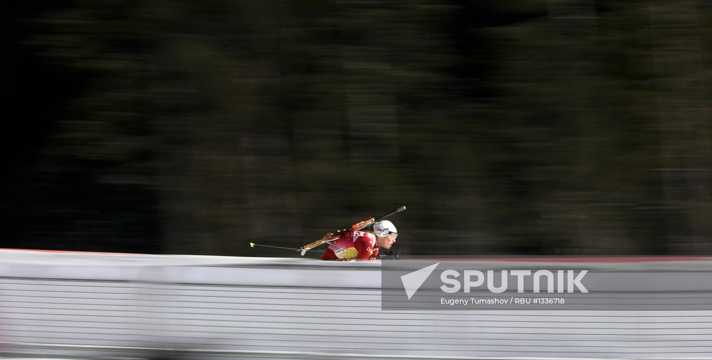 IBU World Cup 5 Biathlon. Women's sprint