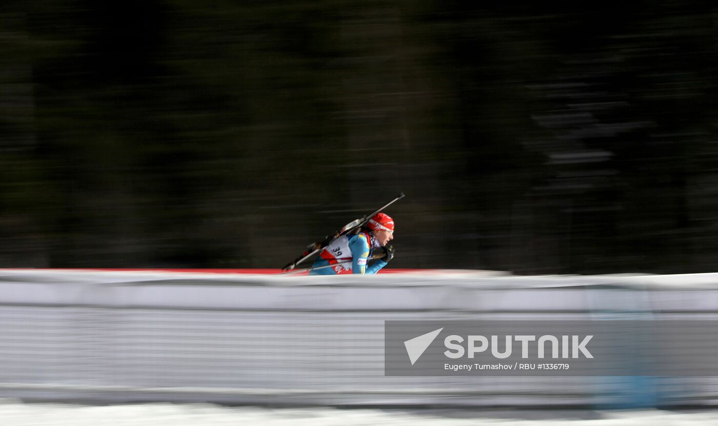 IBU World Cup 5 Biathlon. Women's sprint