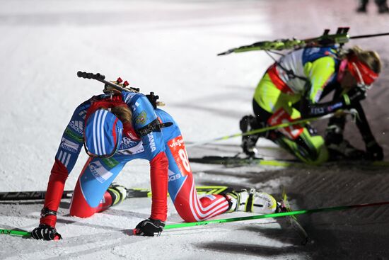 Biathlon 5th stage of World Cup. Women's Sprint