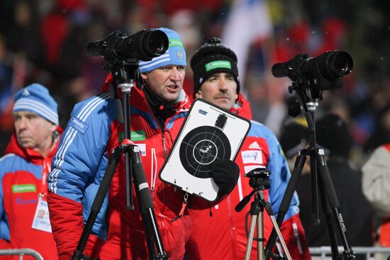 Biathlon 5th stage of World Cup. Women's Sprint