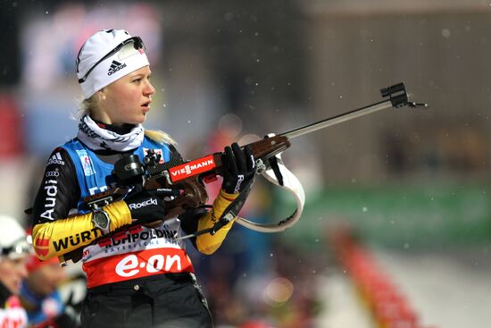 Biathlon 5th stage of World Cup. Women's Sprint