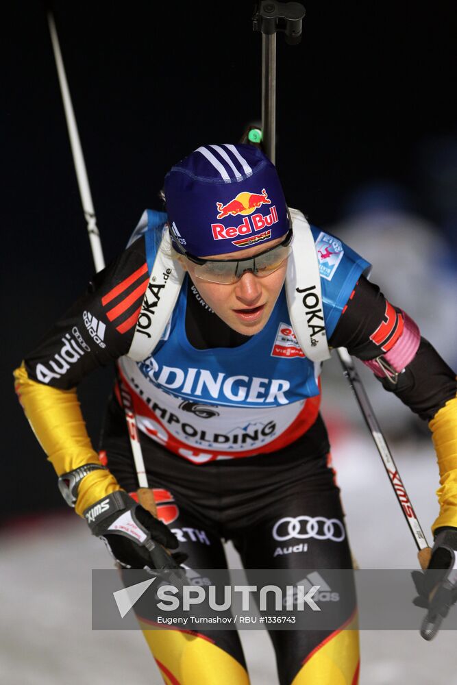 Biathlon 5th stage of World Cup. Women's Sprint
