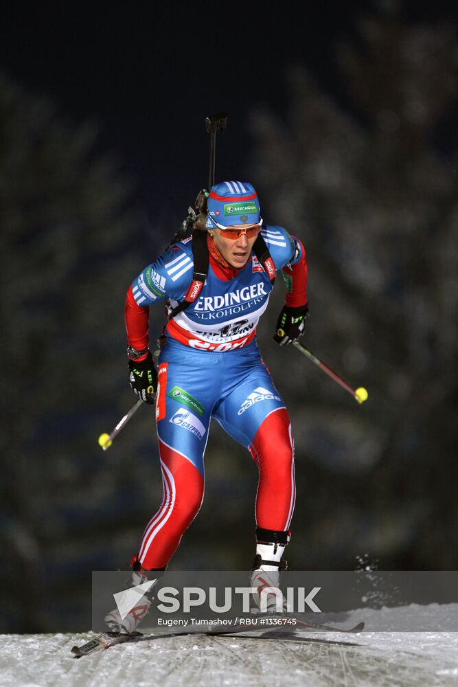 Biathlon 5th stage of World Cup. Women's Sprint