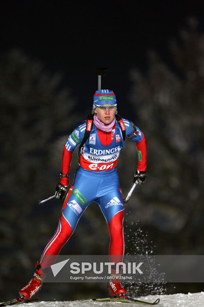 Biathlon 5th stage of World Cup. Women's Sprint
