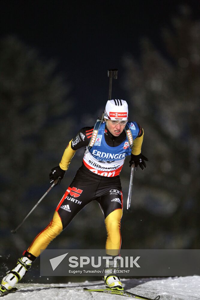 Biathlon 5th stage of World Cup. Women's Sprint