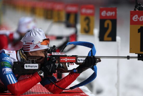 IBU Biathlon World Cup. 5th stage. Men's sprint