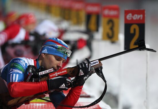 IBU Biathlon World Cup. 5th stage. Men's sprint