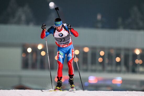 IBU Biathlon World Cup. 5th stage. Men's sprint