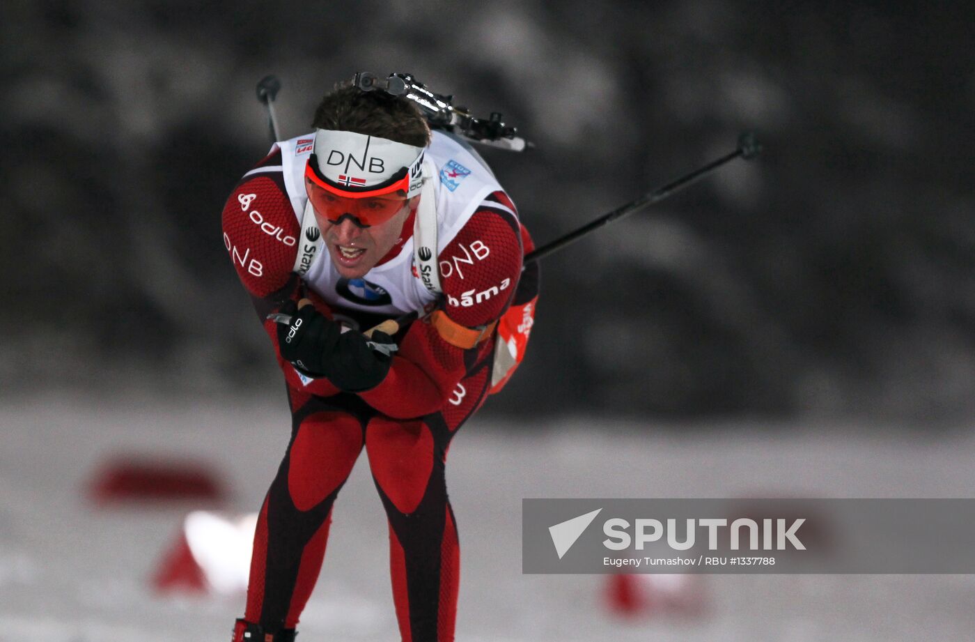 IBU Biathlon World Cup 5th stage. Men's Sprint