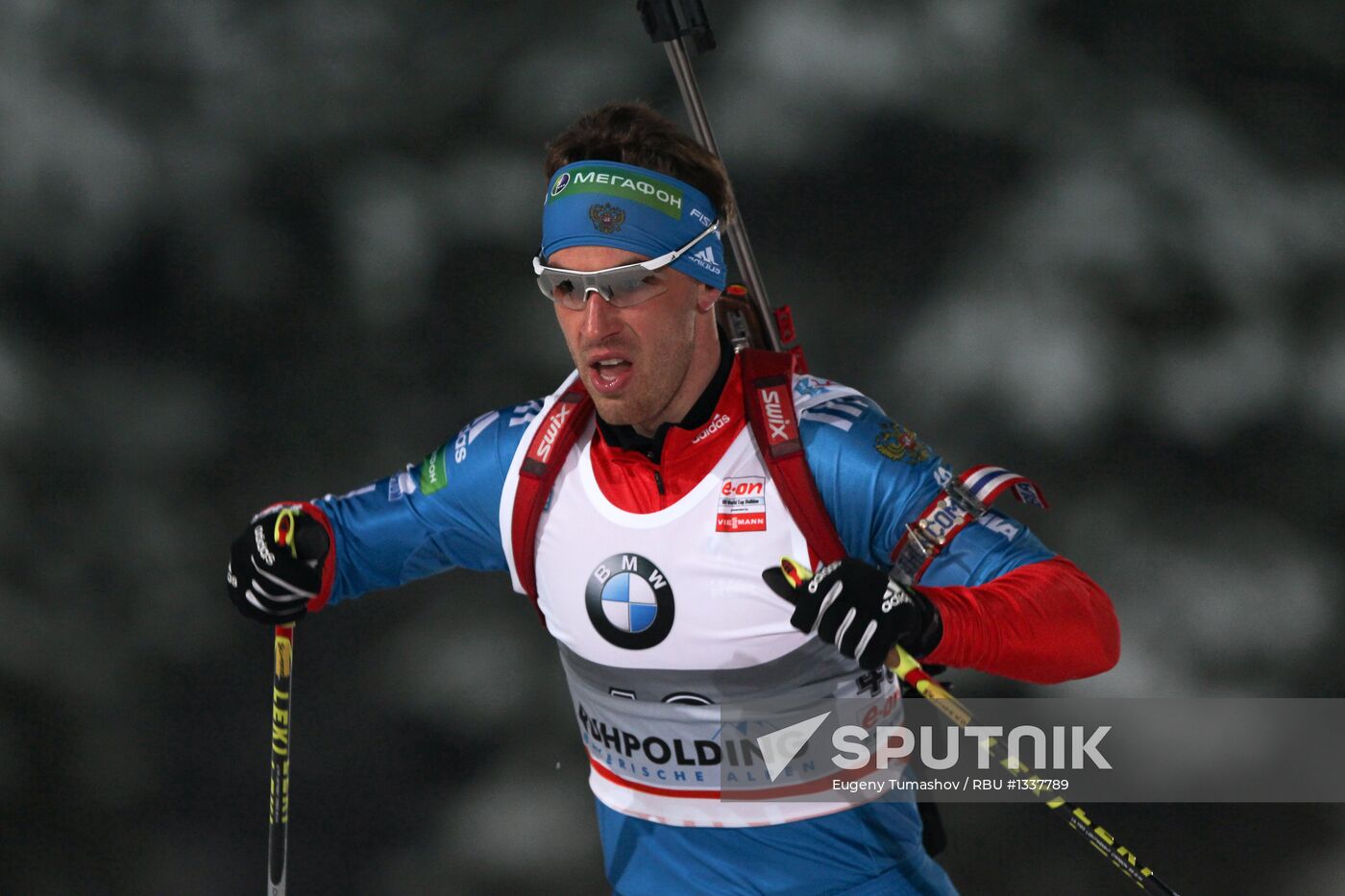 IBU Biathlon World Cup 5th stage. Men's Sprint