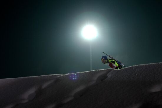 IBU Biathlon World Cup. 5th stage. Men's sprint