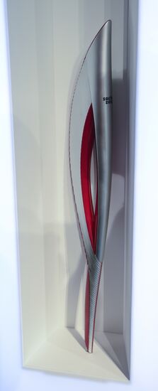Presentation of torch and uniform of Olympic torch relay