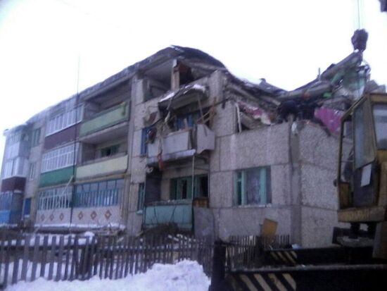 Natural gas explosion in Chuvashia