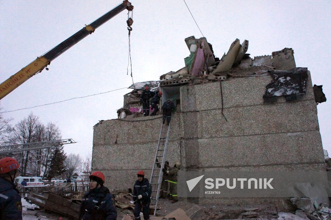 Natural gas explosion in Chuvashia