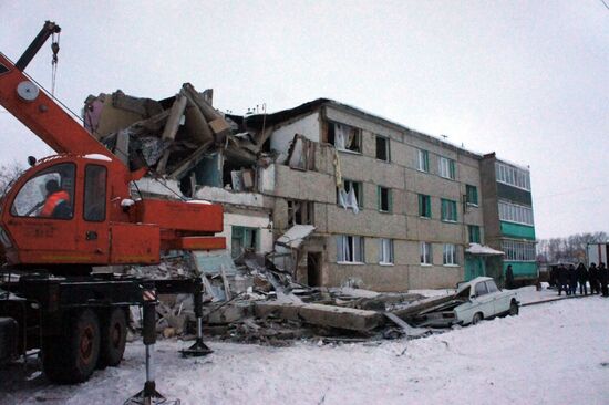 Natural gas explosion in Chuvashia