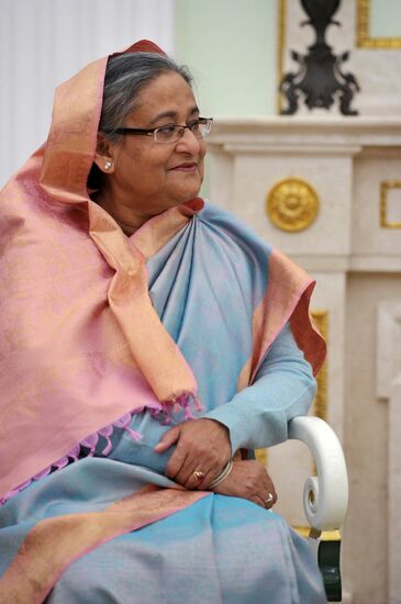 Vladimir Putin meets with Sheikh Hasina in Kremlin