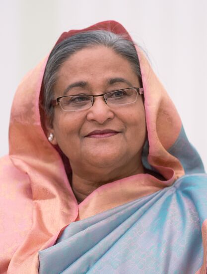 Vladimir Putin meets with Sheikh Hasina in Kremlin