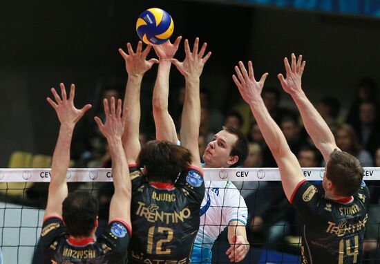 Volleyball Champions League. Dynamo Moscow vs. Trentino