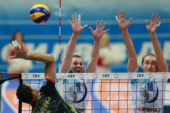 Volleyball Champions League. Dynamo Moscow vs. Trentino