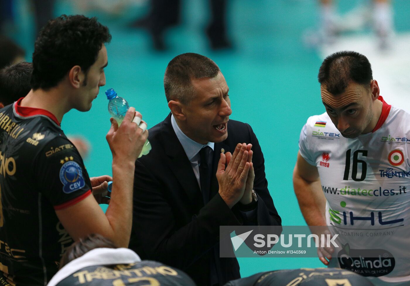 Volleyball Champions League. Dynamo Moscow vs. Trentino