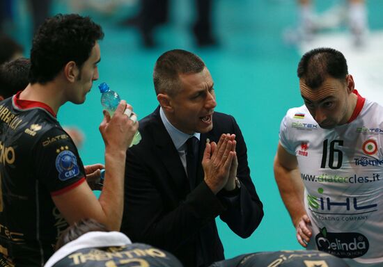 Volleyball Champions League. Dynamo Moscow vs. Trentino