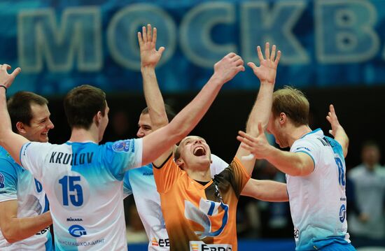 Volleyball Champions League. Dynamo Moscow vs. Trentino