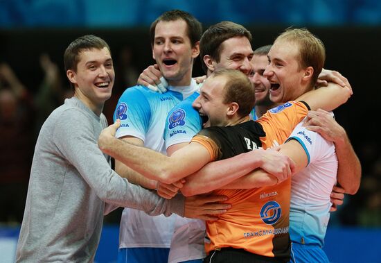 Volleyball Champions League. Dynamo Moscow vs. Trentino