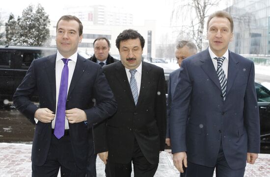 Dmitry Medvedev attends Gaidar Forum, Moscow