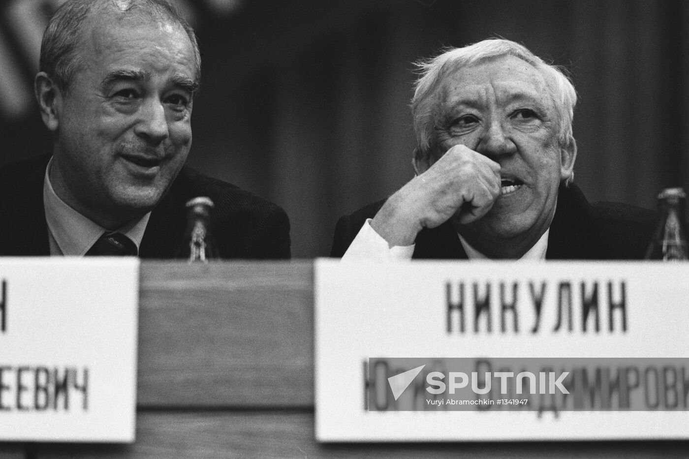 Vitaly Korotich and Yuly Nikulin