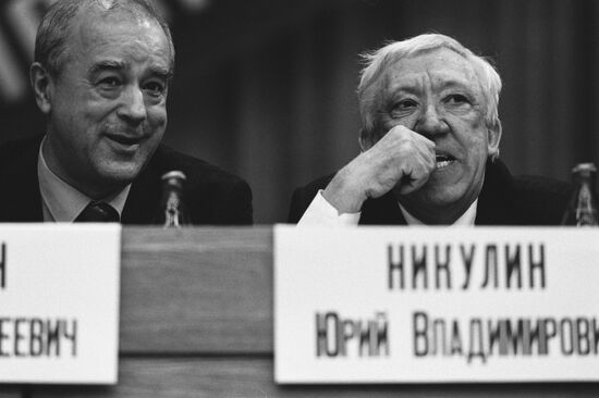 Vitaly Korotich and Yuly Nikulin