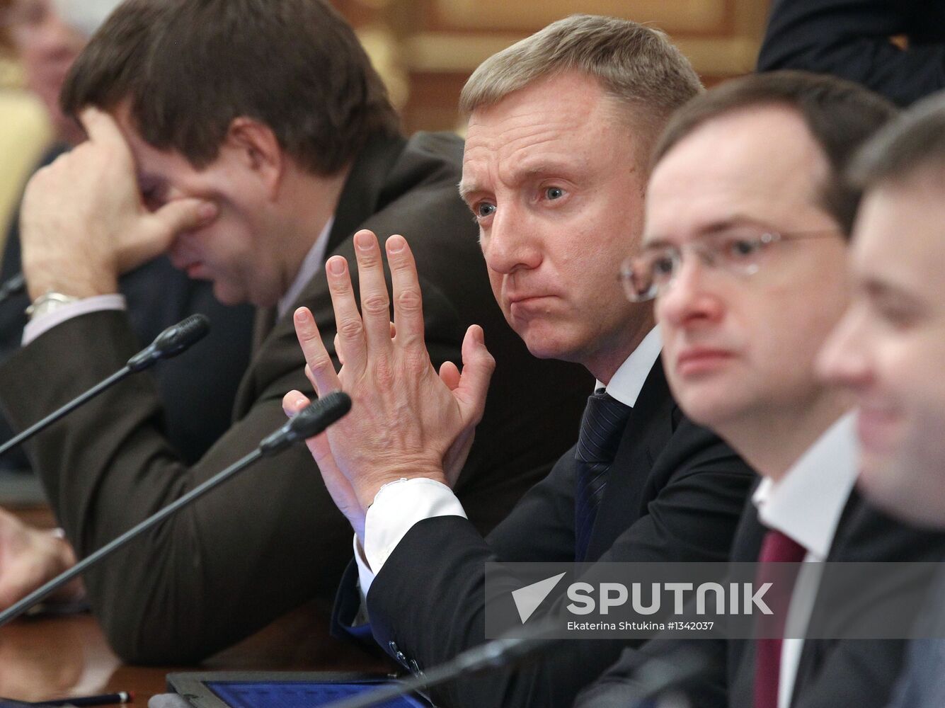 Russian Government meeting, 17 January 2013