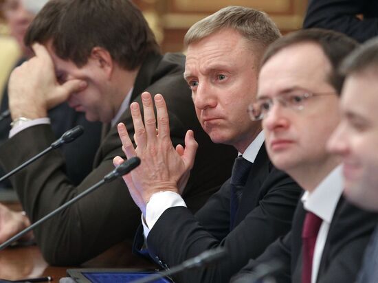 Russian Government meeting, 17 January 2013