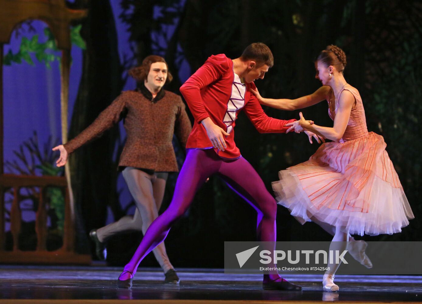 Dress rehearsal of ballet Beauty & the Beast