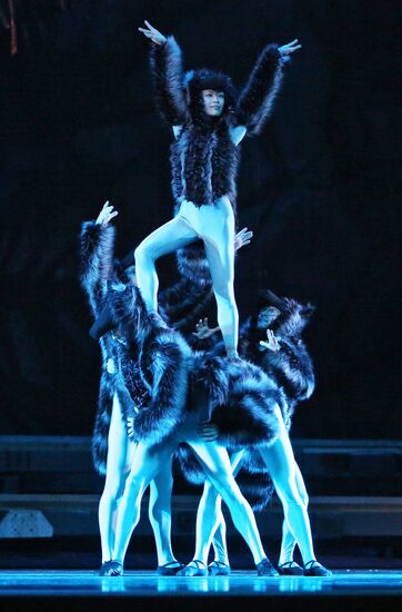 Dress rehearsal of ballet Beauty & the Beast