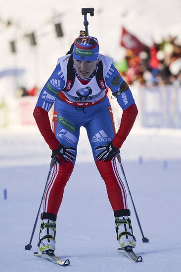 Biathlon. 6th stage of World Cup. Women's Sprint
